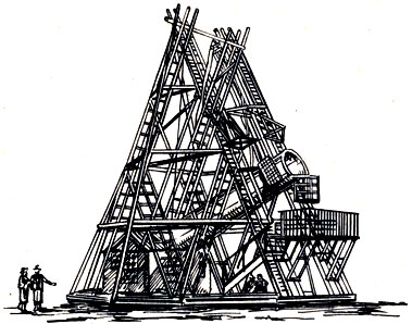 Рис. 39. Телескоп Гершеля