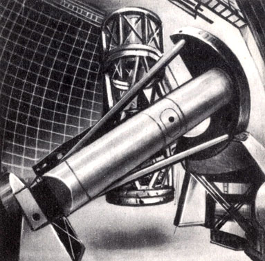 Пятиметровый рефлектор обсерватории Маунт-Паломар